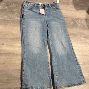 Avec Les Filles Light Blue Flare Jeans